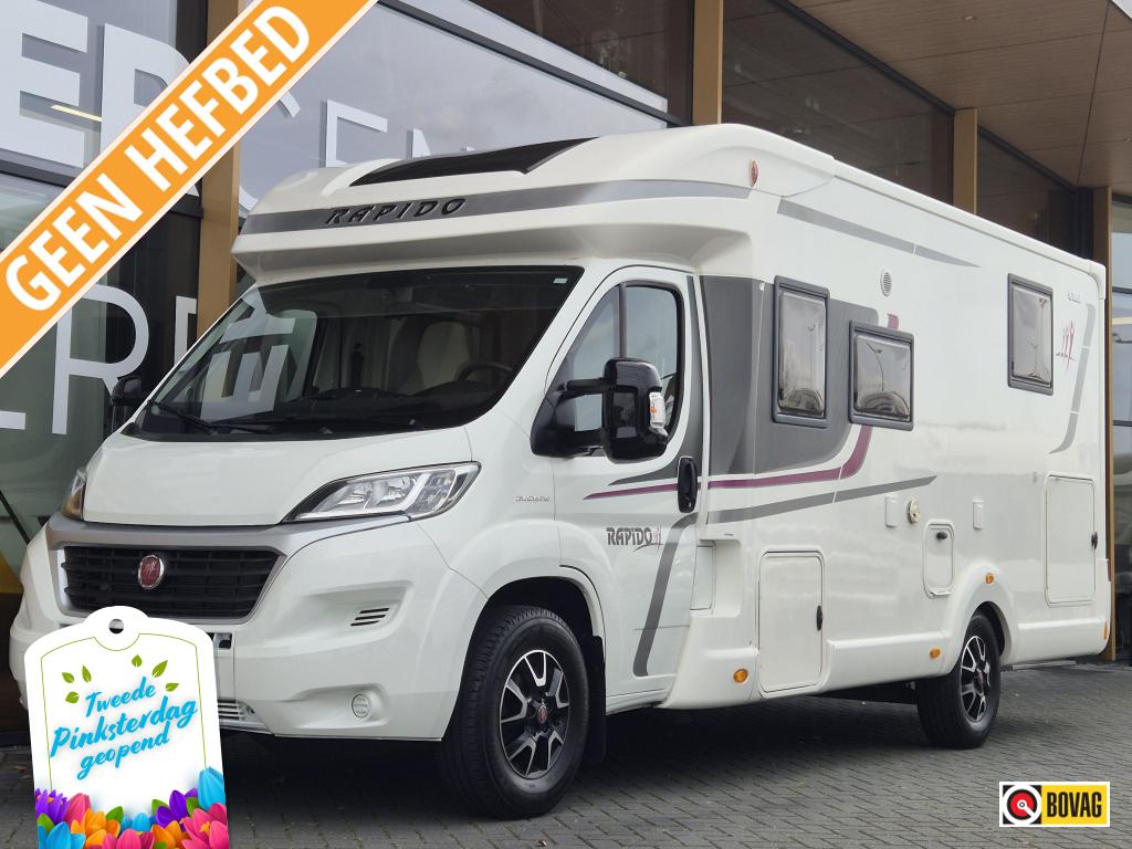 Rapido 686 F Face to face, Caravans en Kamperen, Mobilhomes, Ringverwarming, Tot en met 2, 7 tot 8 meter, Bedrijf