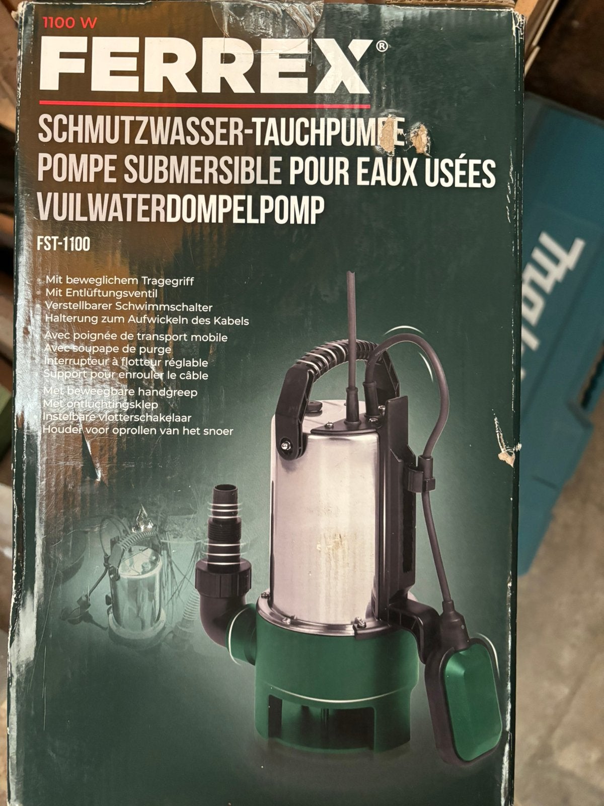 Nieuw in verpakking vuilwater dompelpomp, Tuin en Terras, Ophalen, Nieuw, Dompelpomp