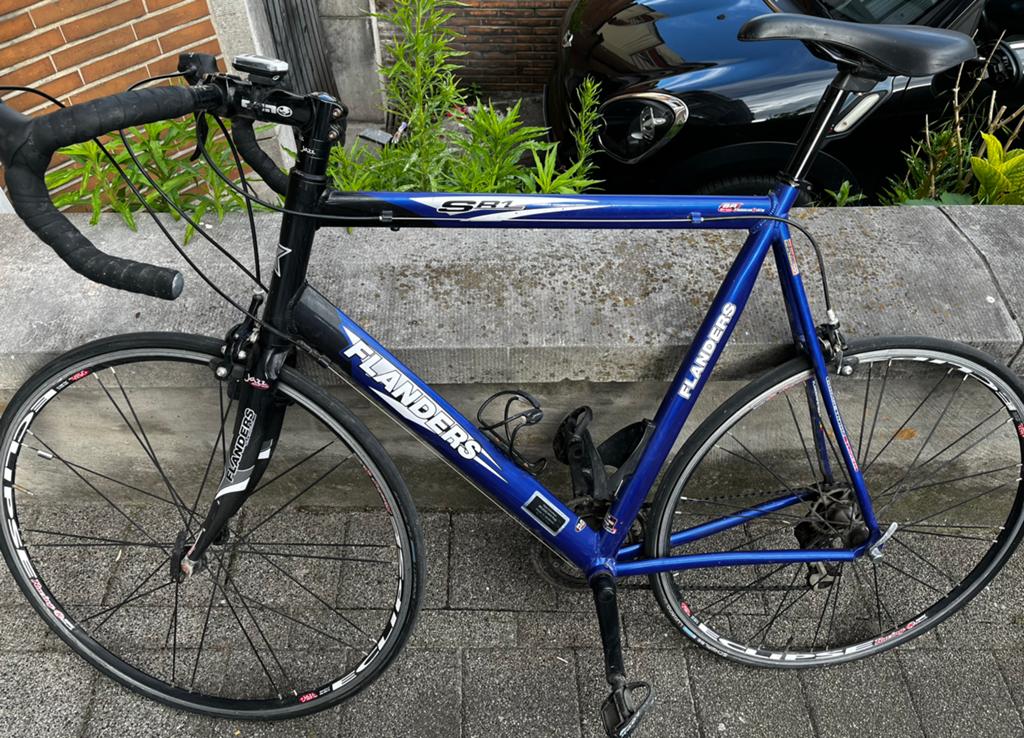 Flanders modèle SR1 de couleur bleue vintage, Vélos & Vélomoteurs, Enlèvement, Comme neuf