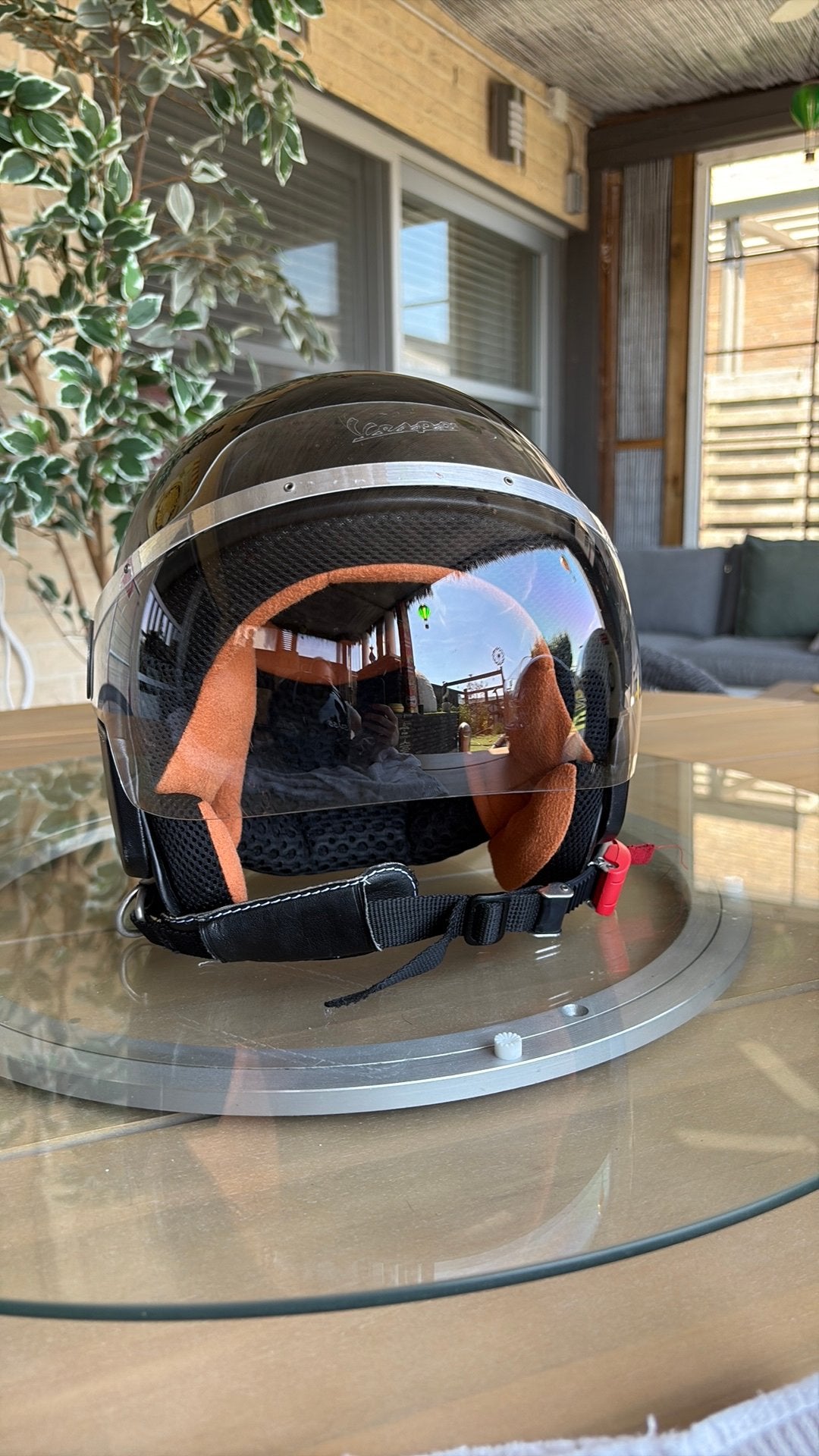 Helm vespa, Fietsen en Brommers, Brommerhelmen, Ophalen
