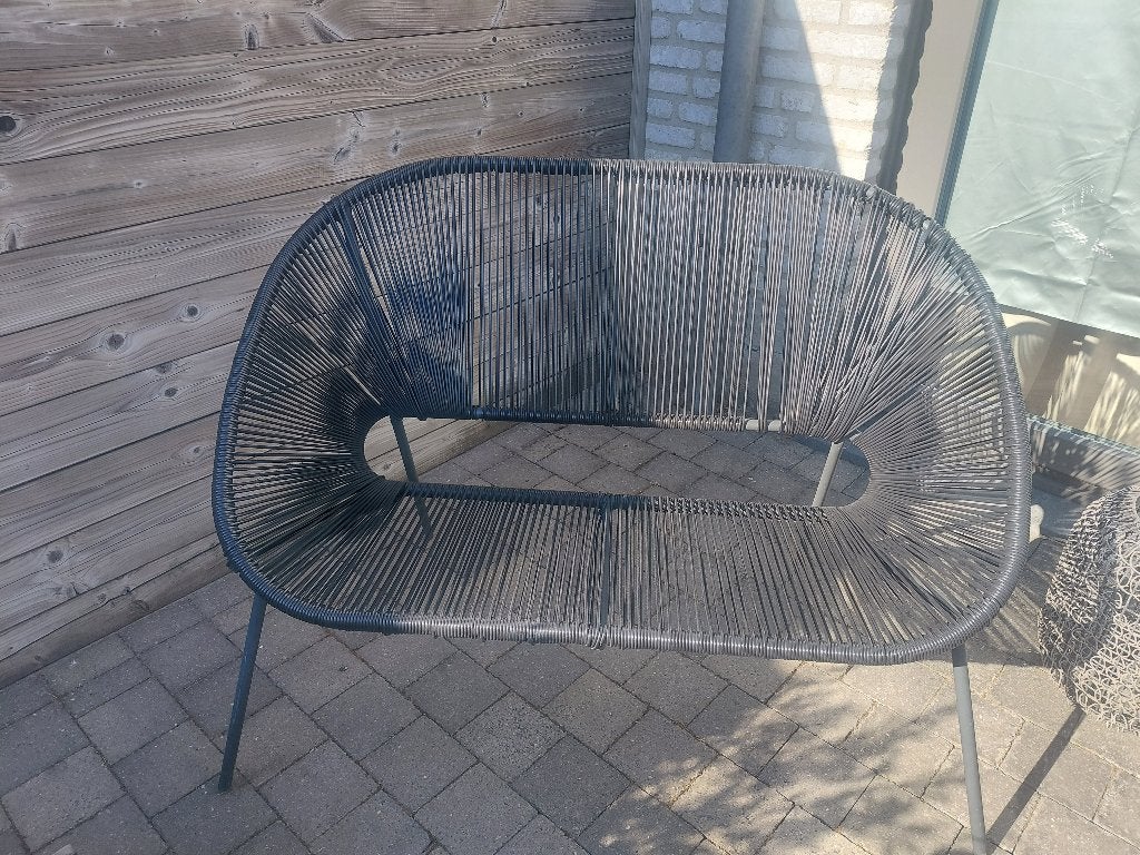 Acapulco dubbel zwart bieden mag, Jardin & Terrasse, Chaises de jardin, Enlèvement, Utilisé