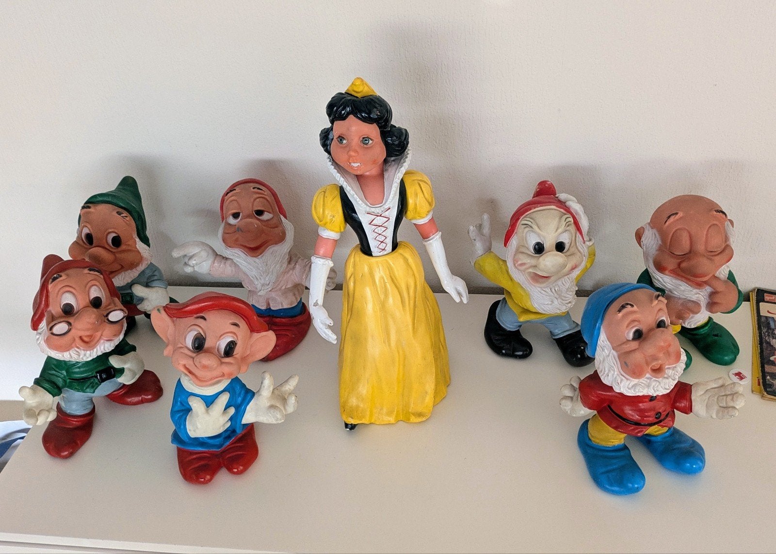 Vintage Ledra Plastic Sneeuwwitje en de 7 Dwergen, Ophalen