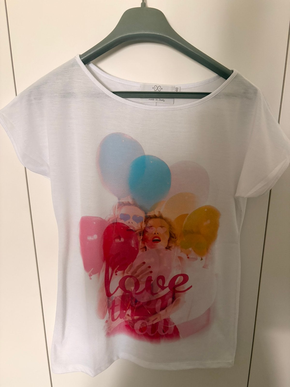 T-shirt Very Simple, Kleding | Dames, Maat 38/40 (M), Wit, Ophalen of Verzenden, Korte mouw