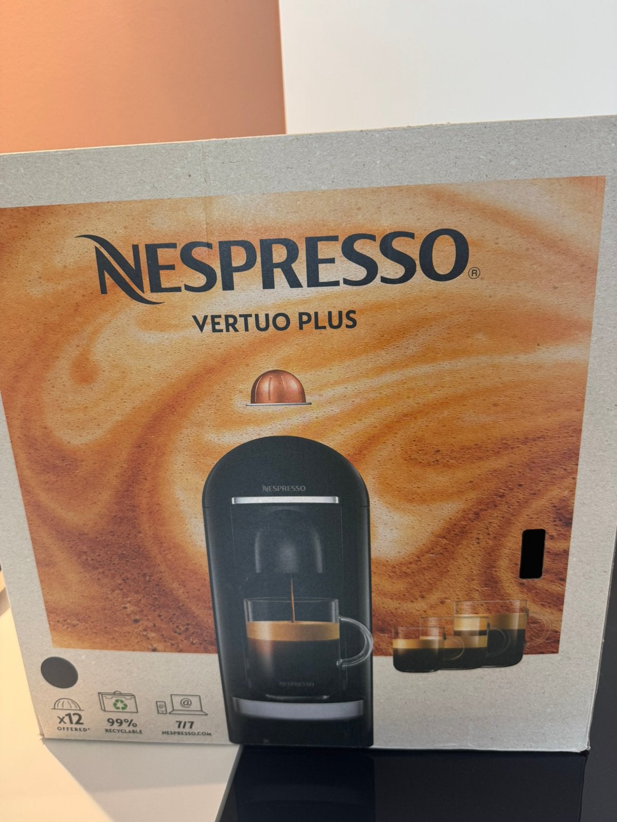 Nespresso vertuo plus, Ophalen