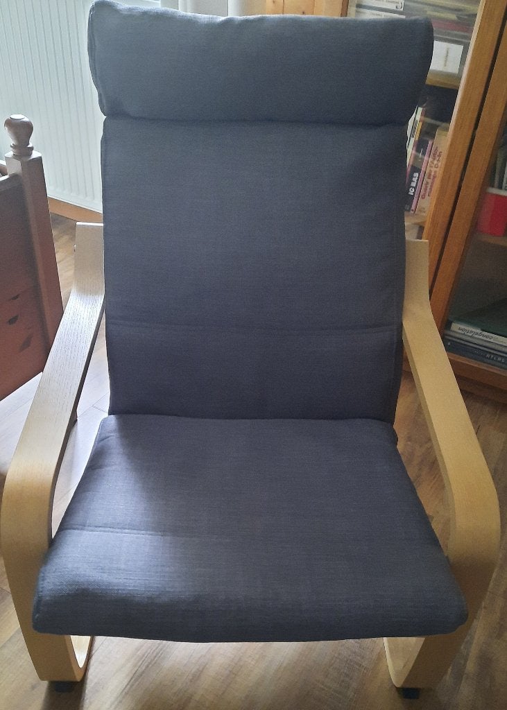 Fauteuil POÄNG, 75 à 100 cm, Scandinave moderne, Bois, Enlèvement