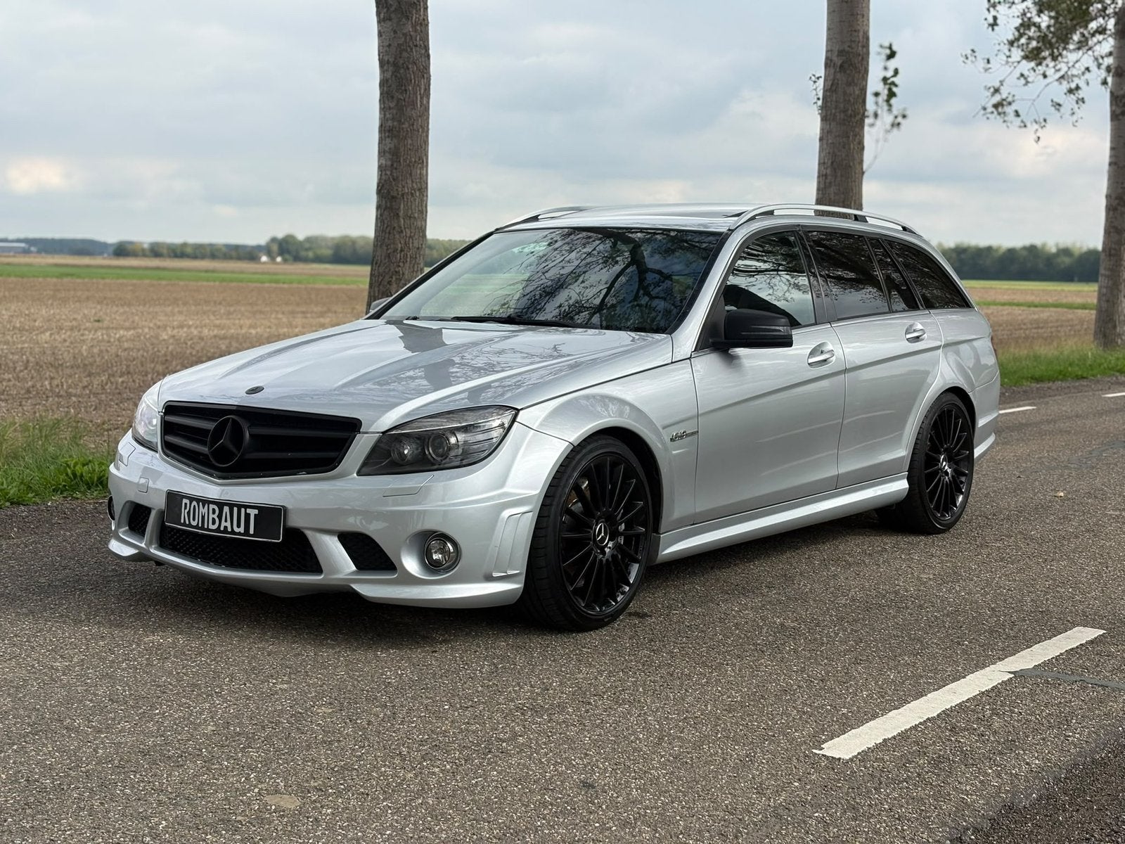 Mercedes c63 amg, Auto's, Automaat, Euro 5, Zwart, Break