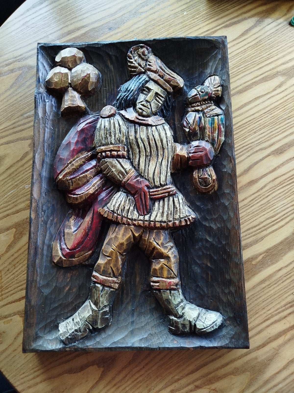 Hout reliëf, Verzamelen, Ophalen
