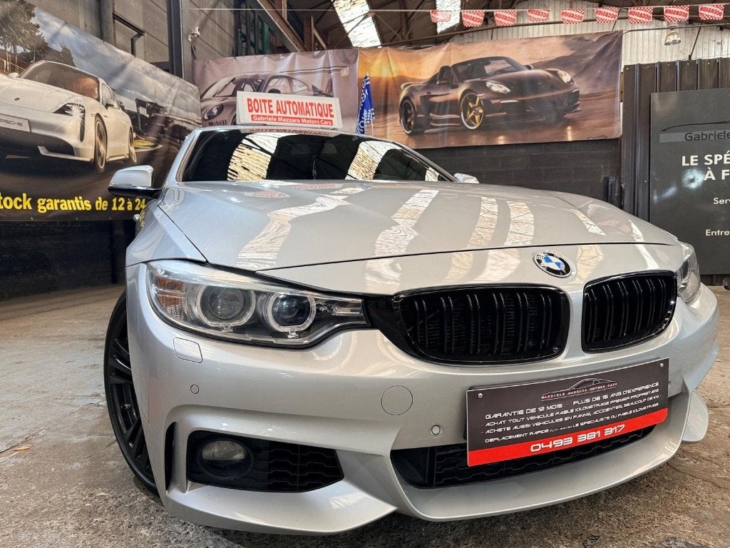 BMW 418D dA Grand Coupé Pack-M Xénon Cuir GPS, Cuir, Argent ou Gris, Achat, Euro 6