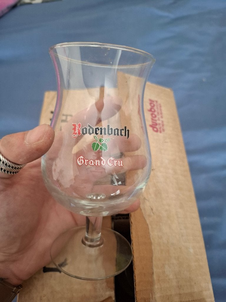 6 rodenbach gran cru glazen, Enlèvement ou Envoi, Neuf, Verre ou Verres, Autres marques