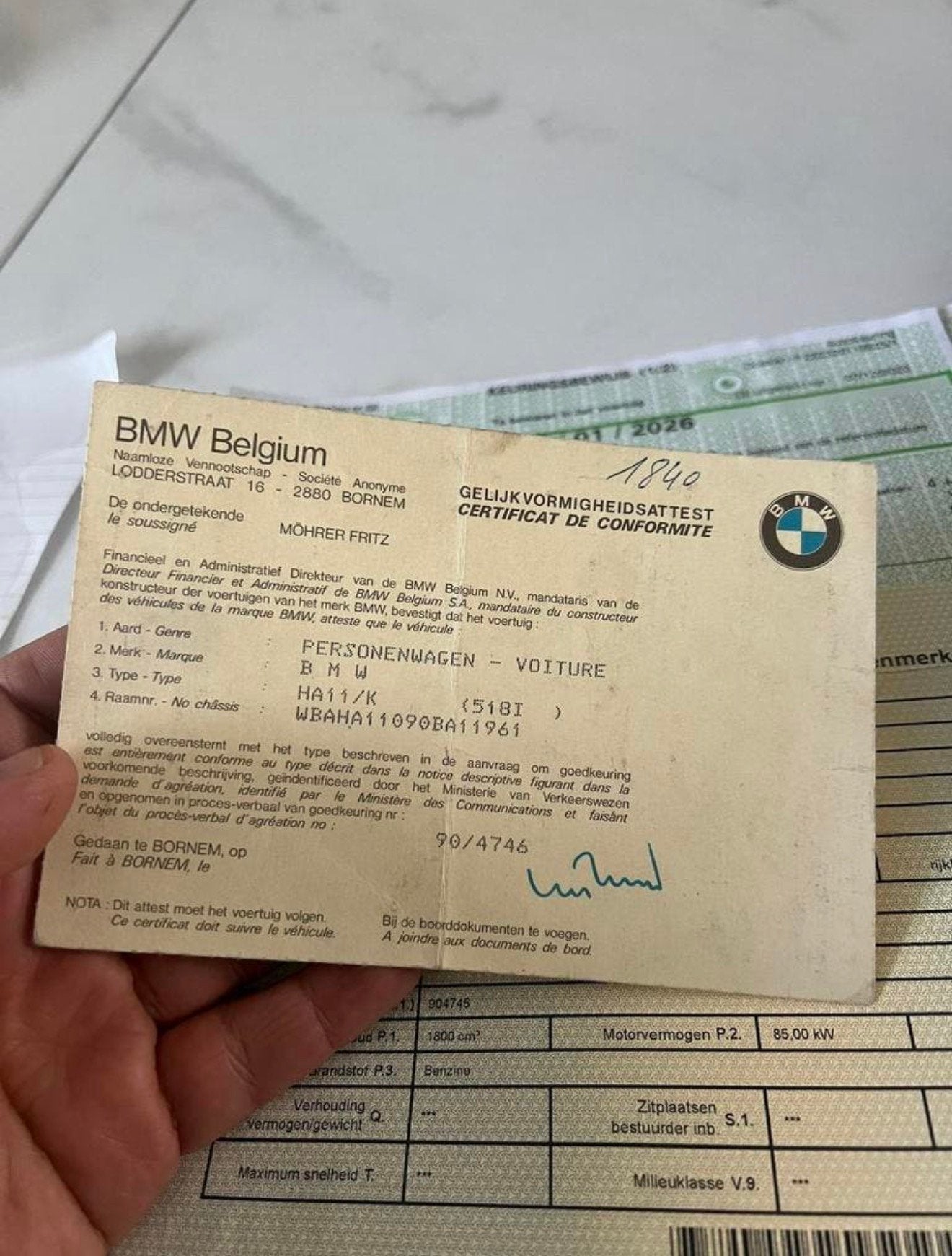 BMW 518i 1991 Manueel 208.000 km Airco!, foto 8