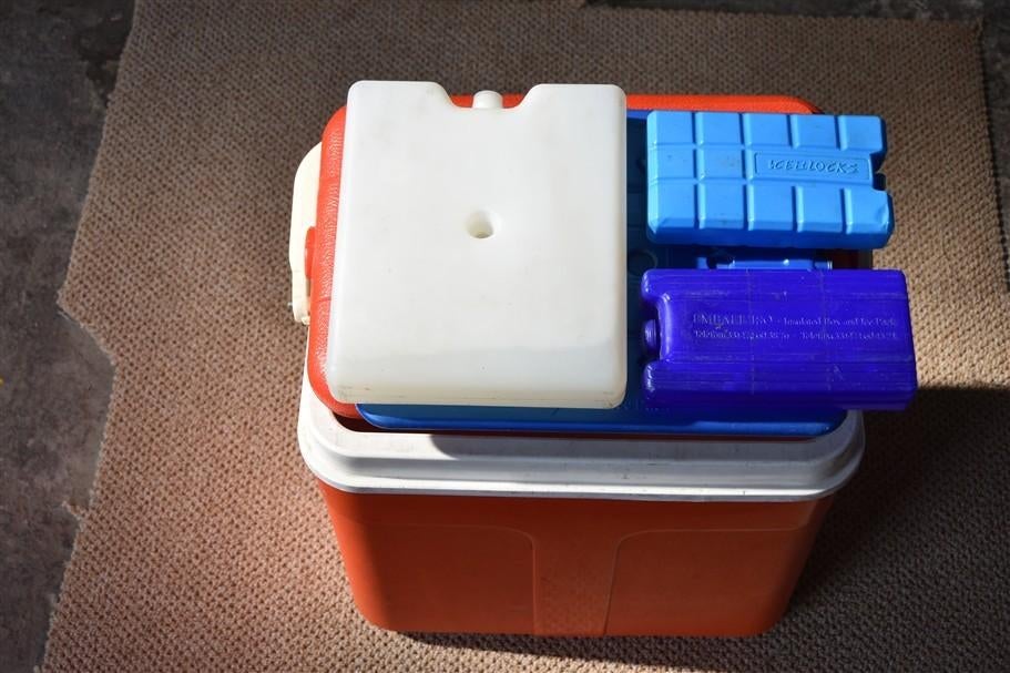 Frigo box met diepvries elementen, Enlèvement, Comme neuf