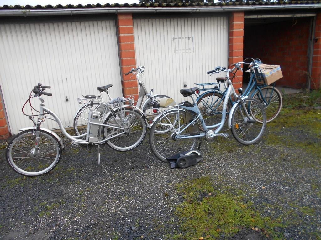 Te koop 4 elektrische fietsen voor stukken of opmaak, Ophalen, Gebruikt, Cortina, 51 tot 55 cm