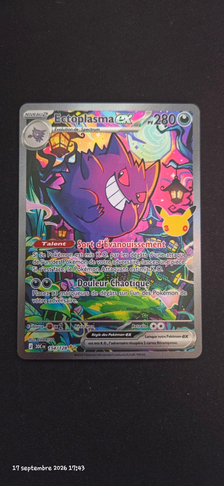 ectoplasma ex 154/128, Hobby en Vrije tijd, Ophalen, Nieuw, Losse kaart