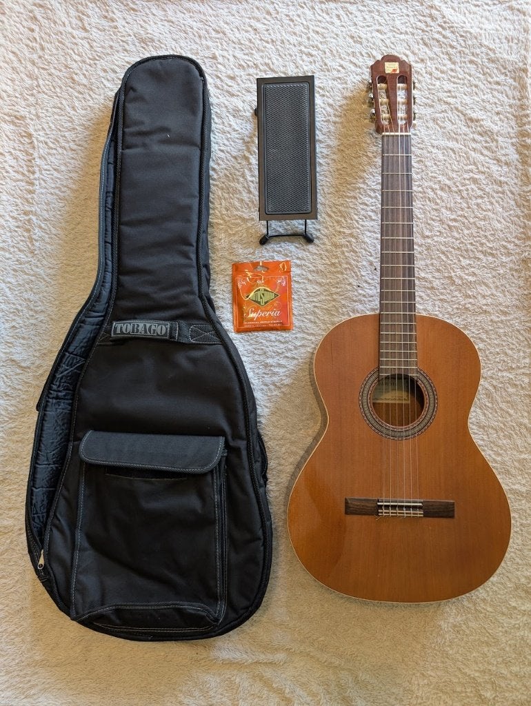 Alhambra Mod. 1C klassieke gitaar + accessoires, Musique & Instruments, Instruments à corde | Guitares | Acoustiques, Utilisé