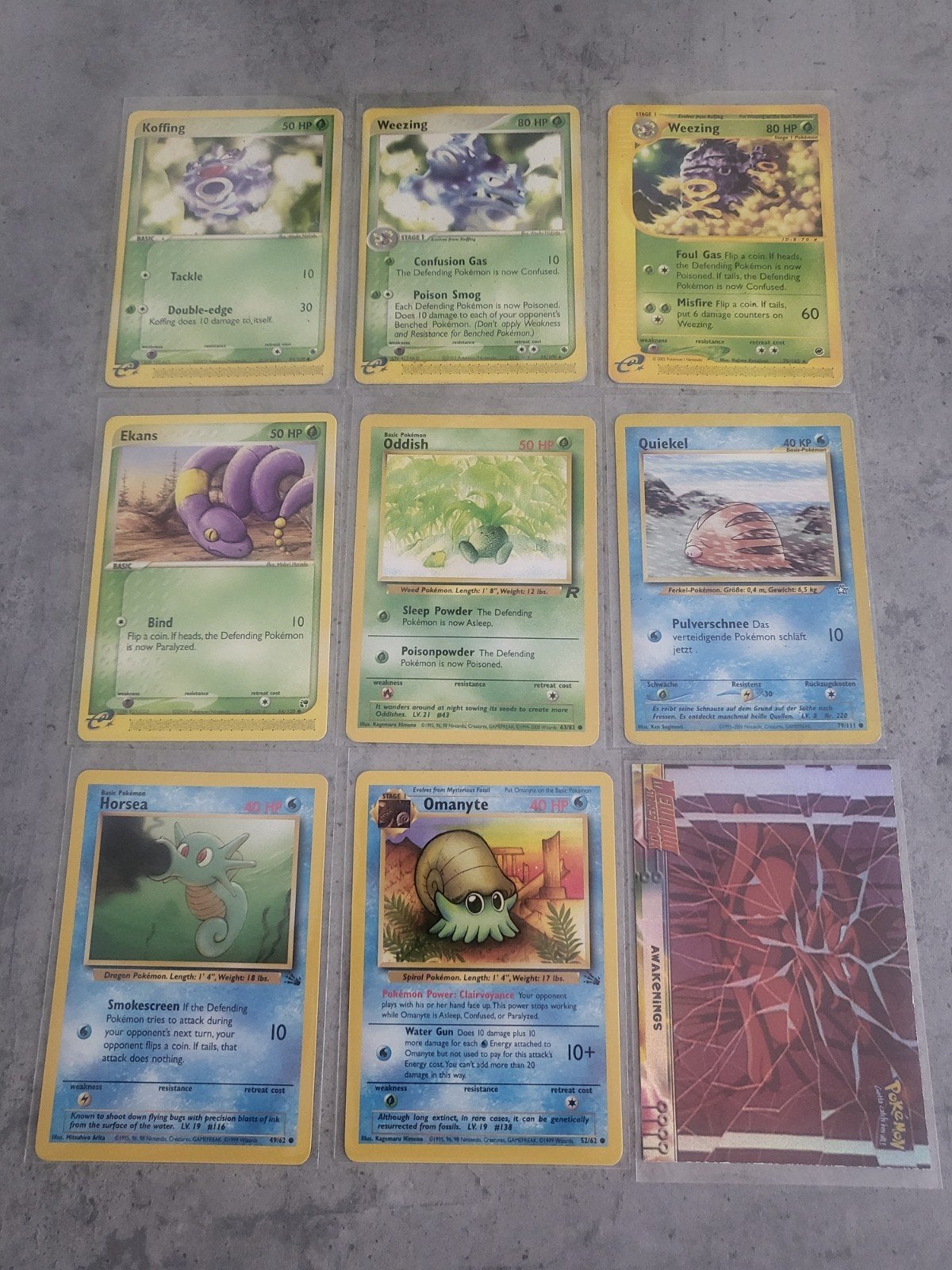 pokémon 9 kaarten mix, Enlèvement ou Envoi