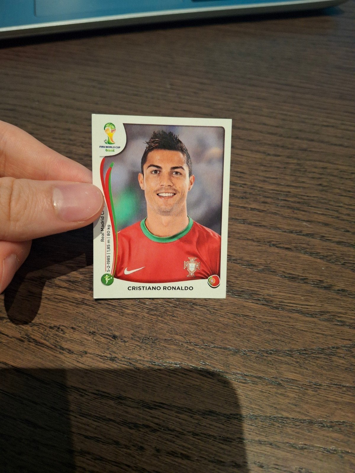 Fifa World Cup 2014 Panini Sticker Ronaldo, Ophalen of Verzenden