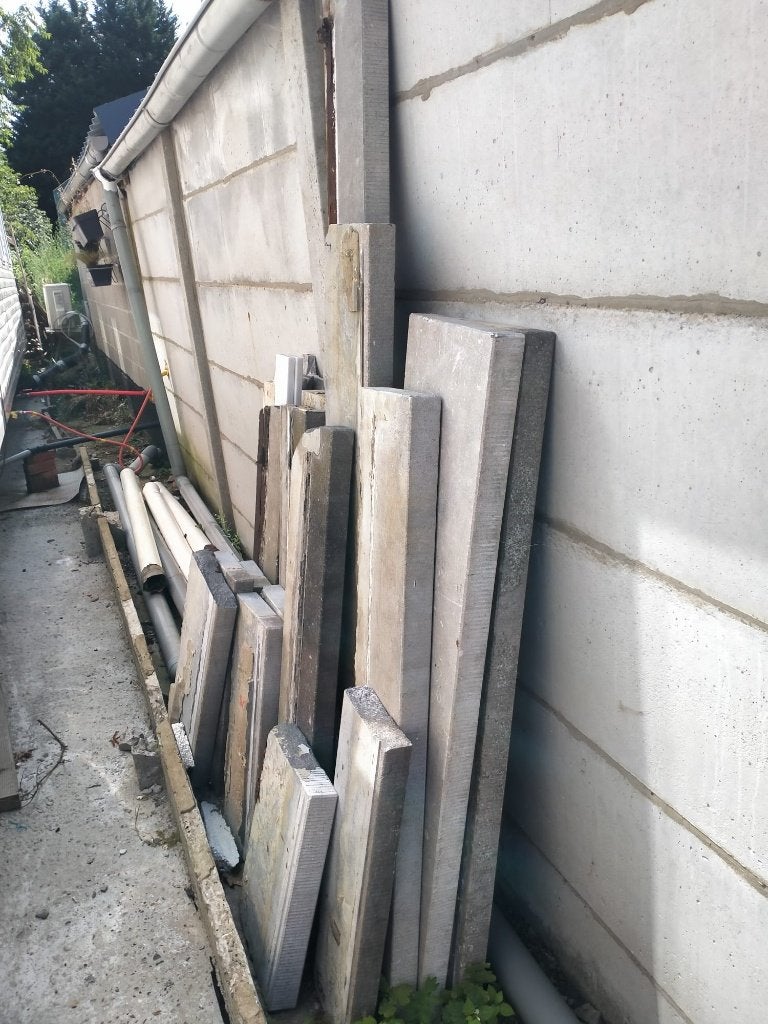 Blauwe steen hardsteen, Doe-het-zelf en Bouw, Tegels, Ophalen, 60 cm of meer, Gebruikt, Hardsteen