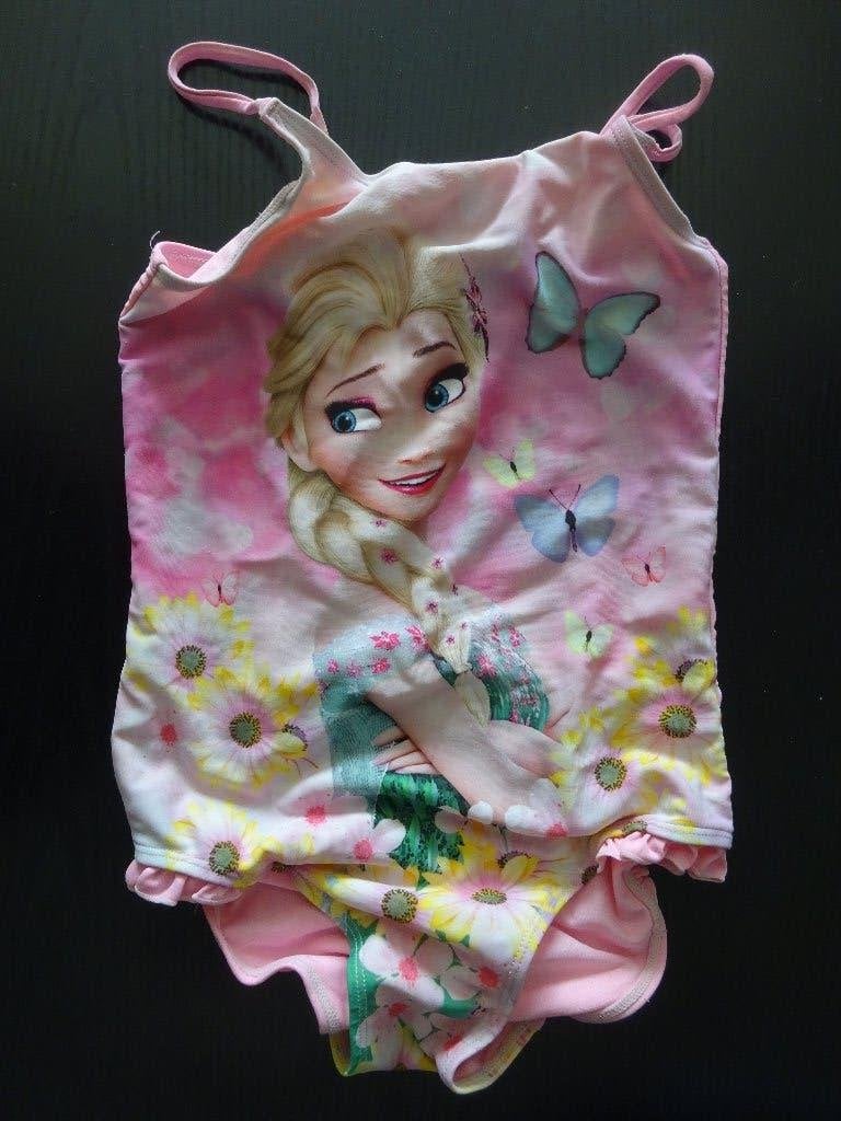 Frozen badpak Elsa maat 134-140 H&M 3+1 gratis, Enfants & Bébés, Maillots de bain pour enfants, Comme neuf, Maillot de bain, Maillot de bain