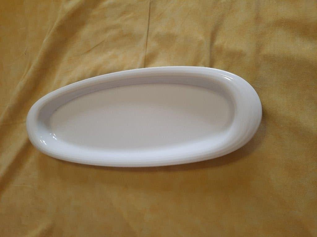 mooie grote ovalen porseleinen sierschotel , 50cm x 18cm, Enlèvement ou Envoi, Neuf