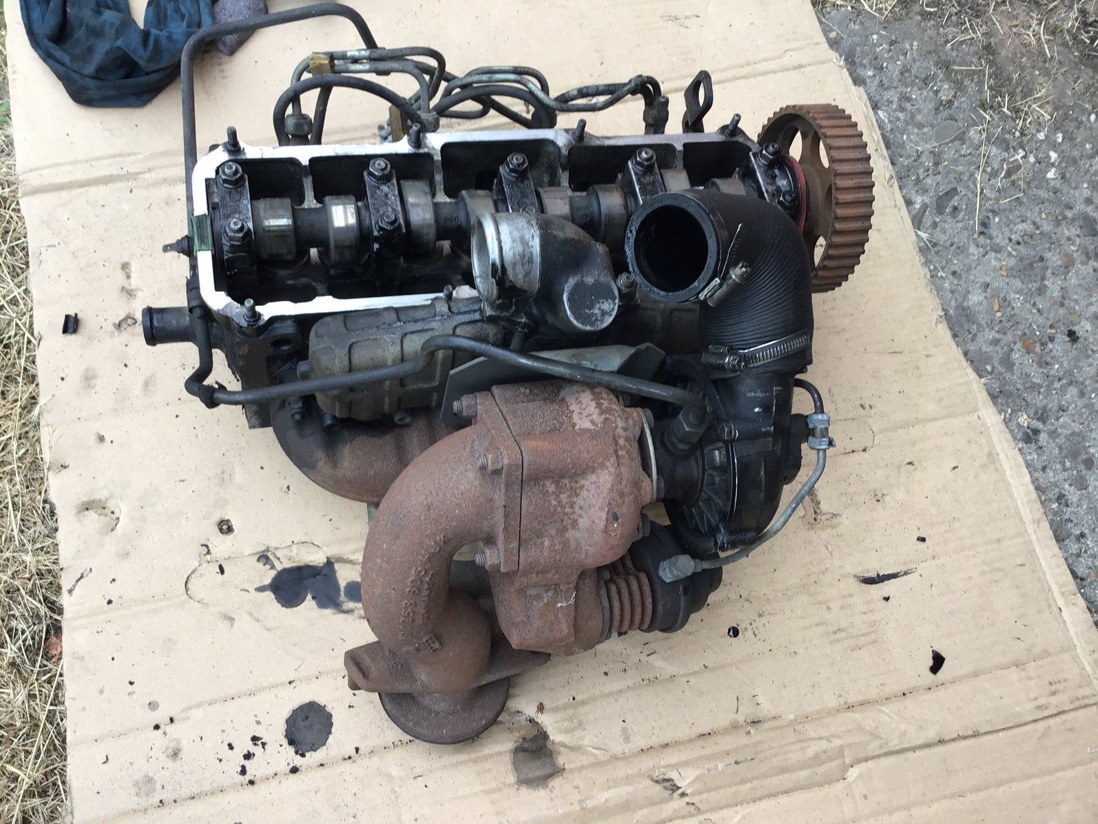 Vw Golf 2 turbo diesel cilinderkop, Auto-onderdelen, Ophalen, Gebruikt