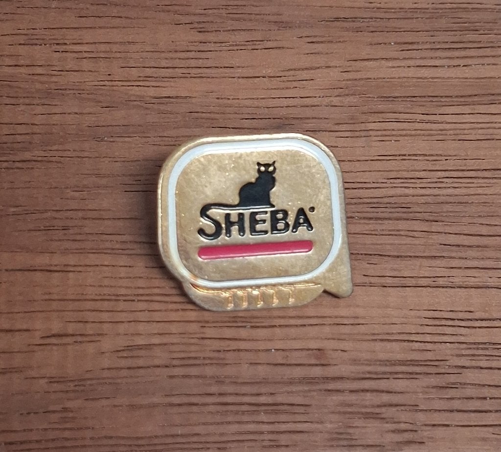 PIN - SHEBA - KAT - POES - CHAT - CAT, Verzenden, Gebruikt, Merk, Speldje of Pin