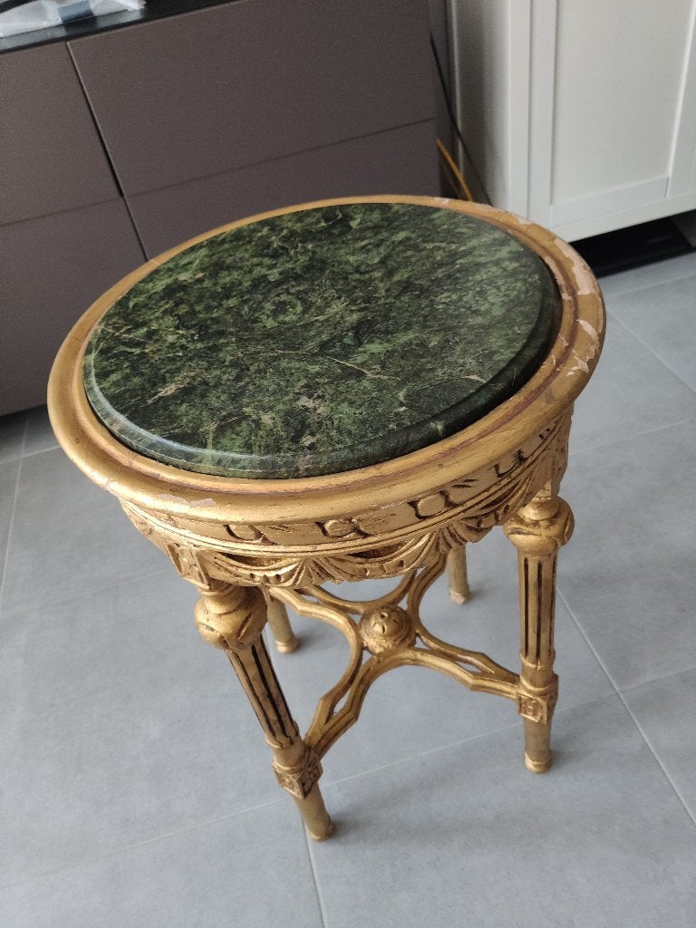 Table d'appoint vintage / Table basse style Louis XVI, Enlèvement