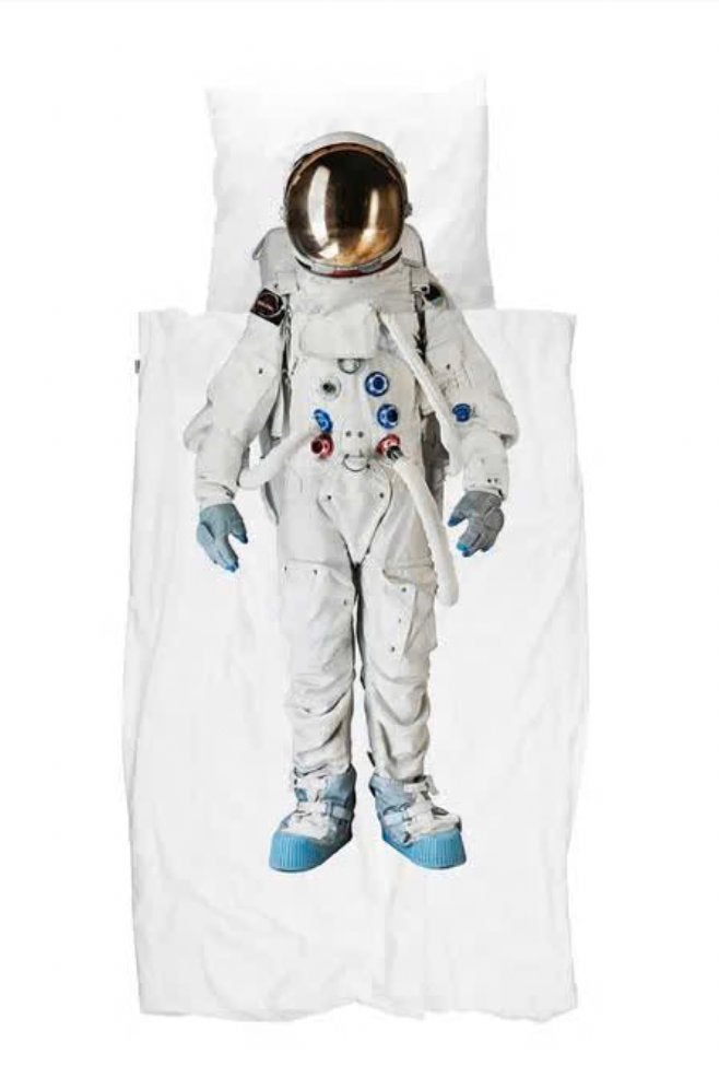 SNURK astronaut dekbedovertrek + kussensloop, Ophalen, Gebruikt, Overige merken, Jongetje of Meisje