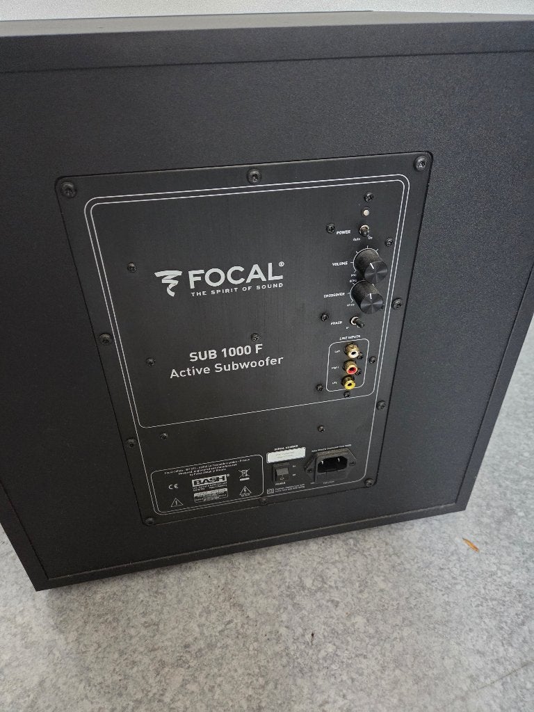 Focal Sub 1000F, Neuf, Autres marques, Subwoofer, Enlèvement