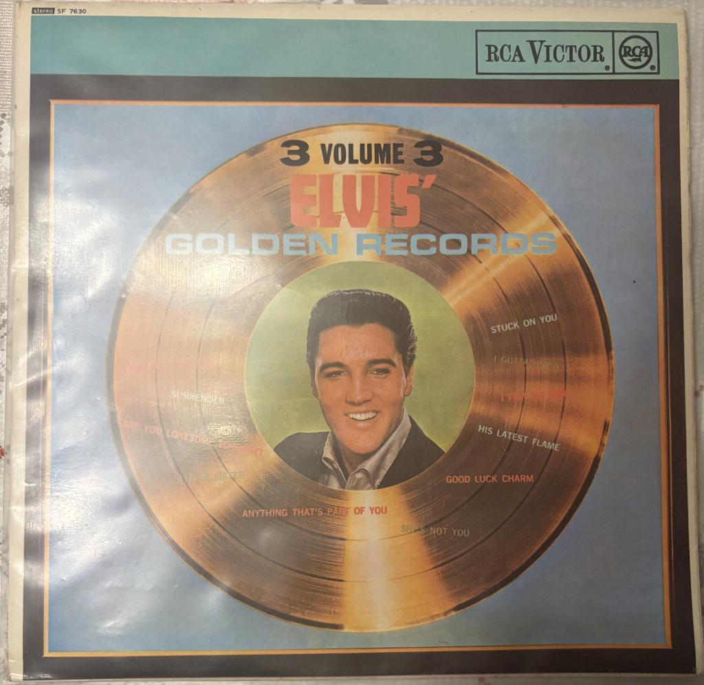 Elvis Presley vinyl — Elvis' Golden Records Volume 3 RCA, EP, Ophalen, Zo goed als nieuw, 12 inch