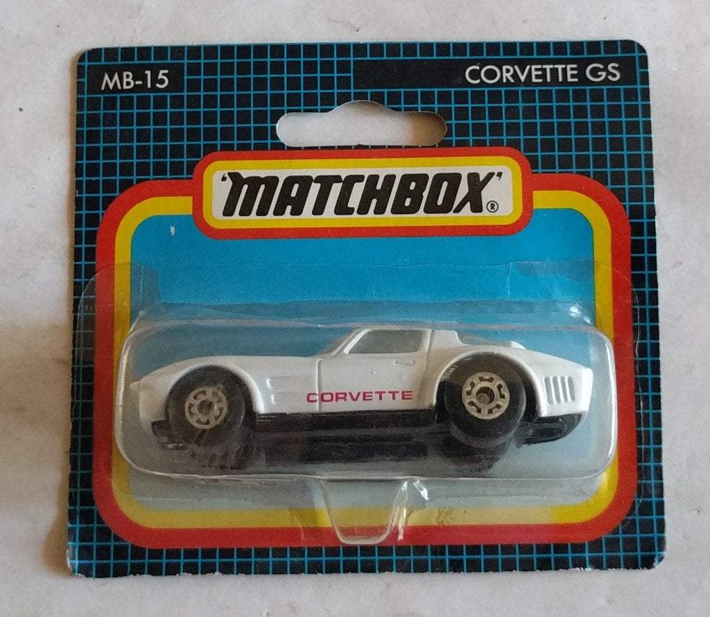 Matchbox Corvette GS, Ophalen of Verzenden, Zo goed als nieuw, Auto