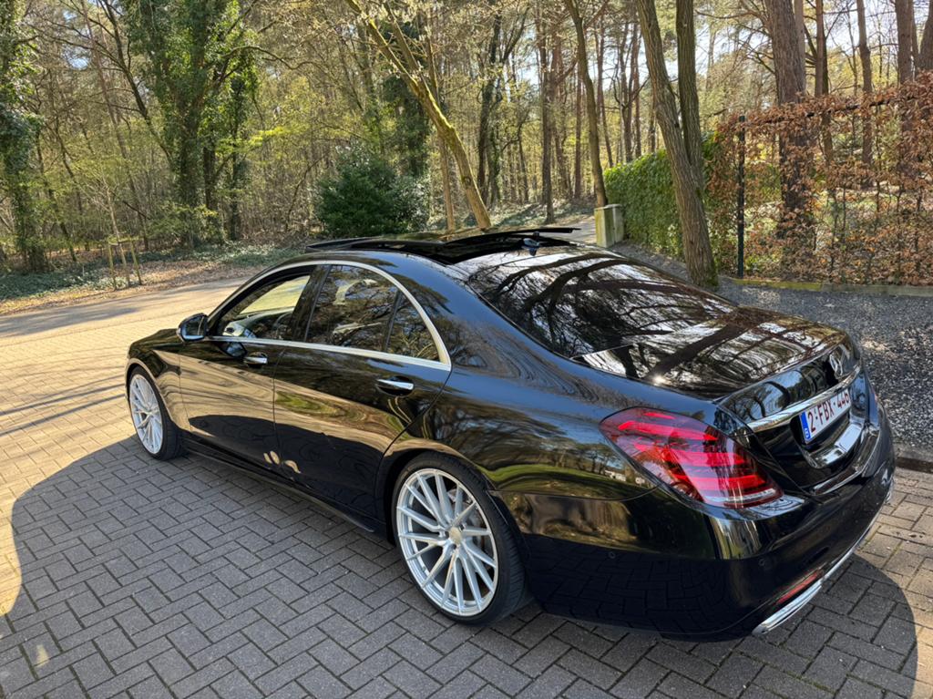 S classe 350d amg paket facelift full optie, Auto's, Mercedes-Benz, Automaat, Zwart, Leder, Particulier