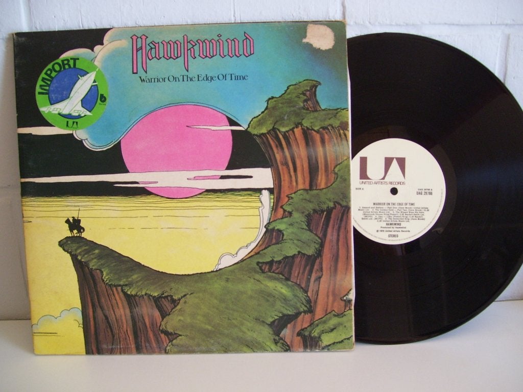 HAWKWIND  warrior on the edge of time, Originele persing, Verzenden, Gebruikt, 12 inch