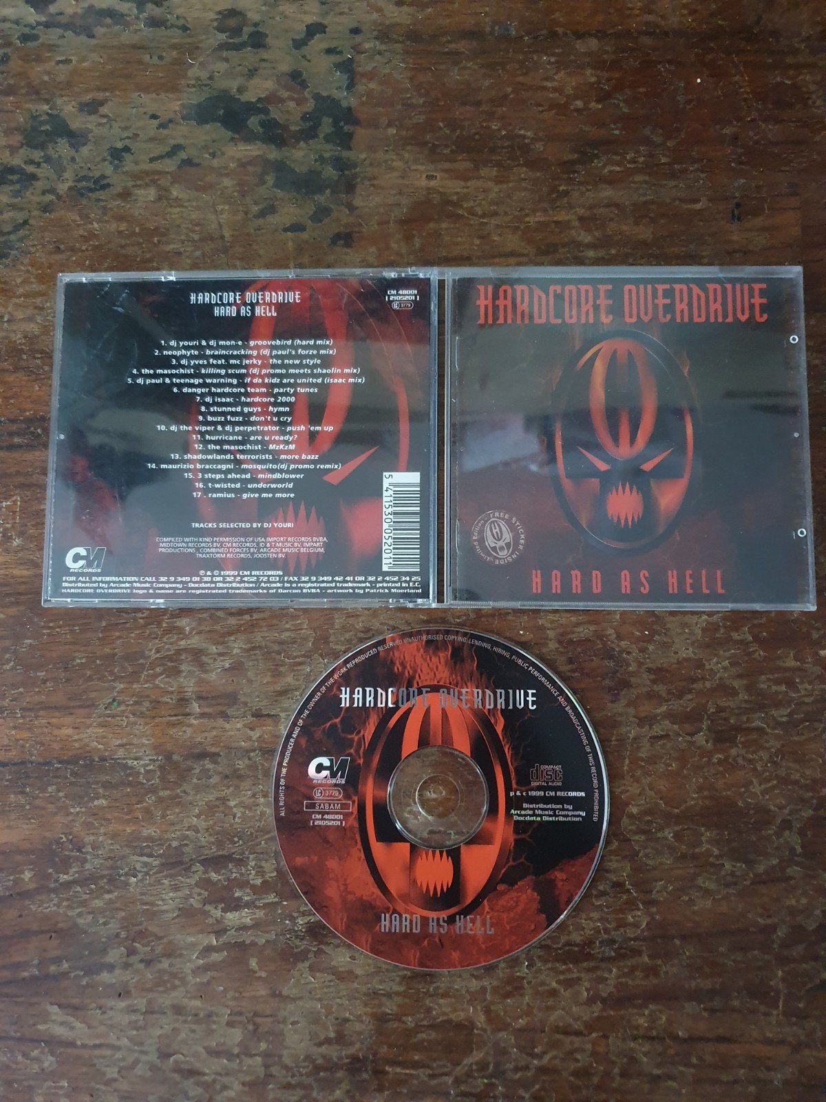 Hardcore overdrive hard as Hell, Cd's en Dvd's, Cd's | Dance en House, Verzenden
