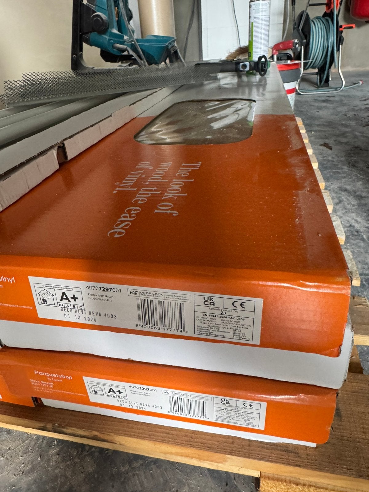 Vinyl parket neva biscuit by lamett, Ophalen, Nieuw, Overige typen
