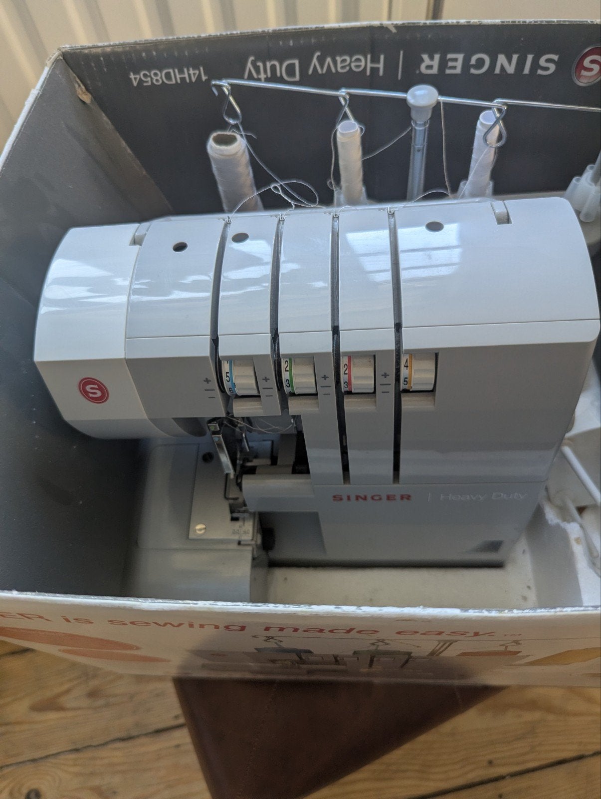 Machine couture. Overlock, Ophalen