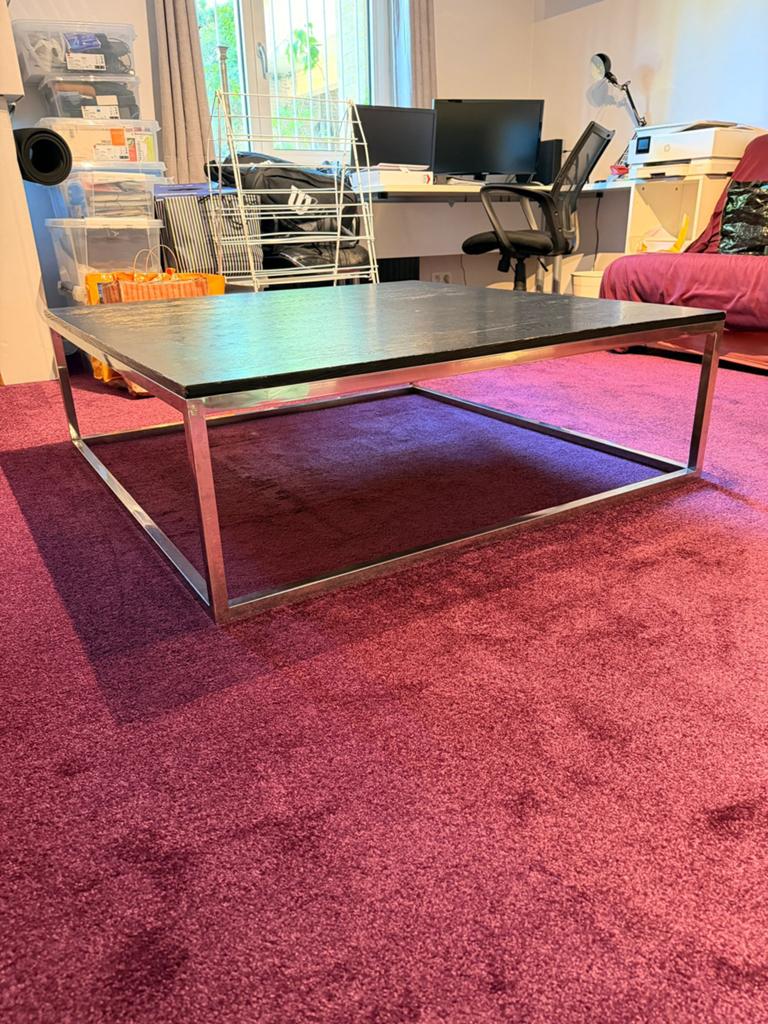 Table basse en bois massif, 100 à 150 cm, Moins de 50 cm, Carré, 100 à 150 cm