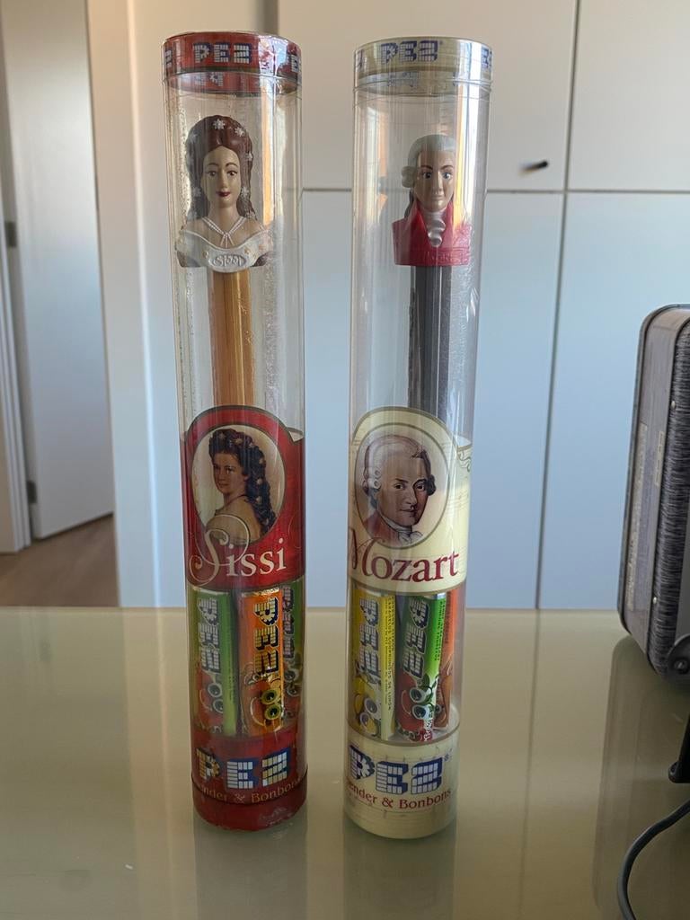 Pez 2 sissy en mozart in hoge boxset, Ophalen of Verzenden, Zo goed als nieuw