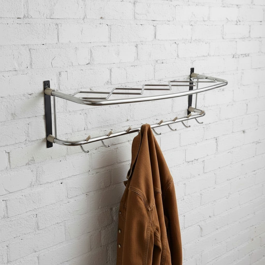 Porte manteau chromé années 50, Maison & Meubles, Accessoires pour la Maison | Portemanteaux, Enlèvement ou Envoi