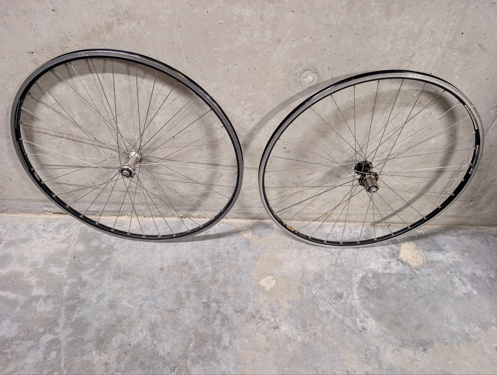 voor en achterwiel Campagnolo retro, Fietsen en Brommers, Ophalen