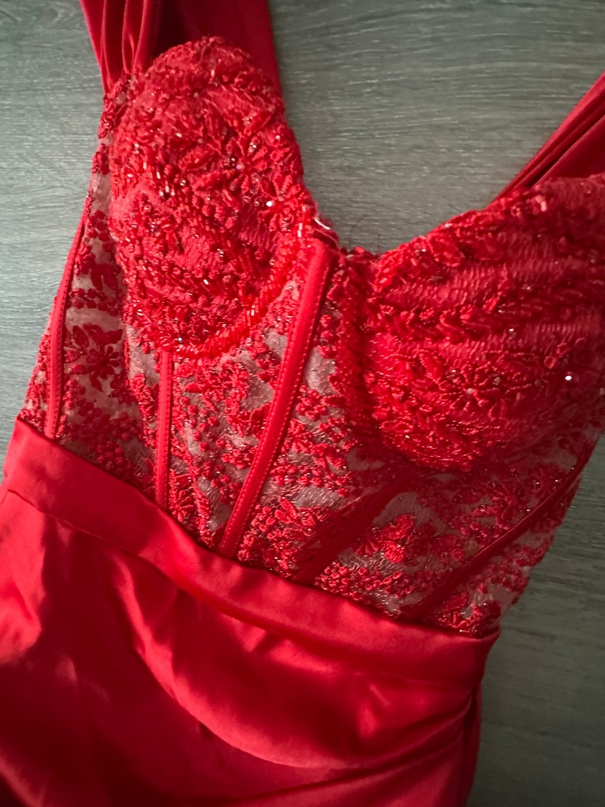 Rode feestelijke kleed, Kleding | Dames, Ophalen of Verzenden, Maat 36 (S), Rood, Galajurk
