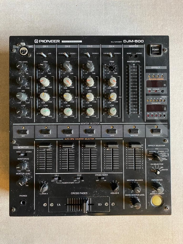 Pioneer DJM-500. Professional DJ mixer, Ophalen of Verzenden, Gebruikt, Audio