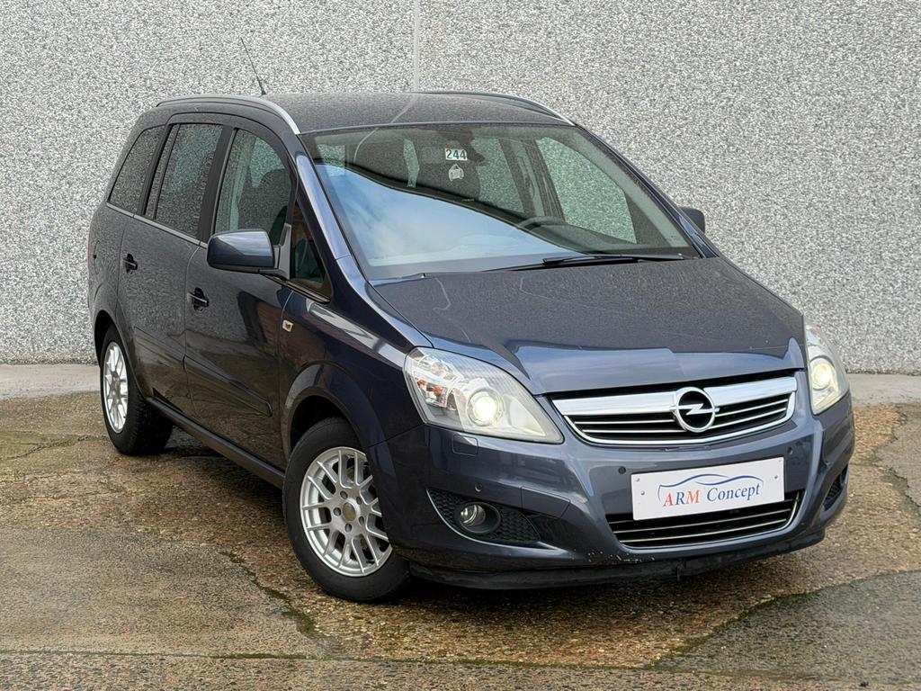 Opel Zafira 1.8 Essence AUTOMATIQUE 7 places 2011 Cuir/xenon, Auto's, Opel, Euro 5, Monovolume, Blauw, Bedrijf
