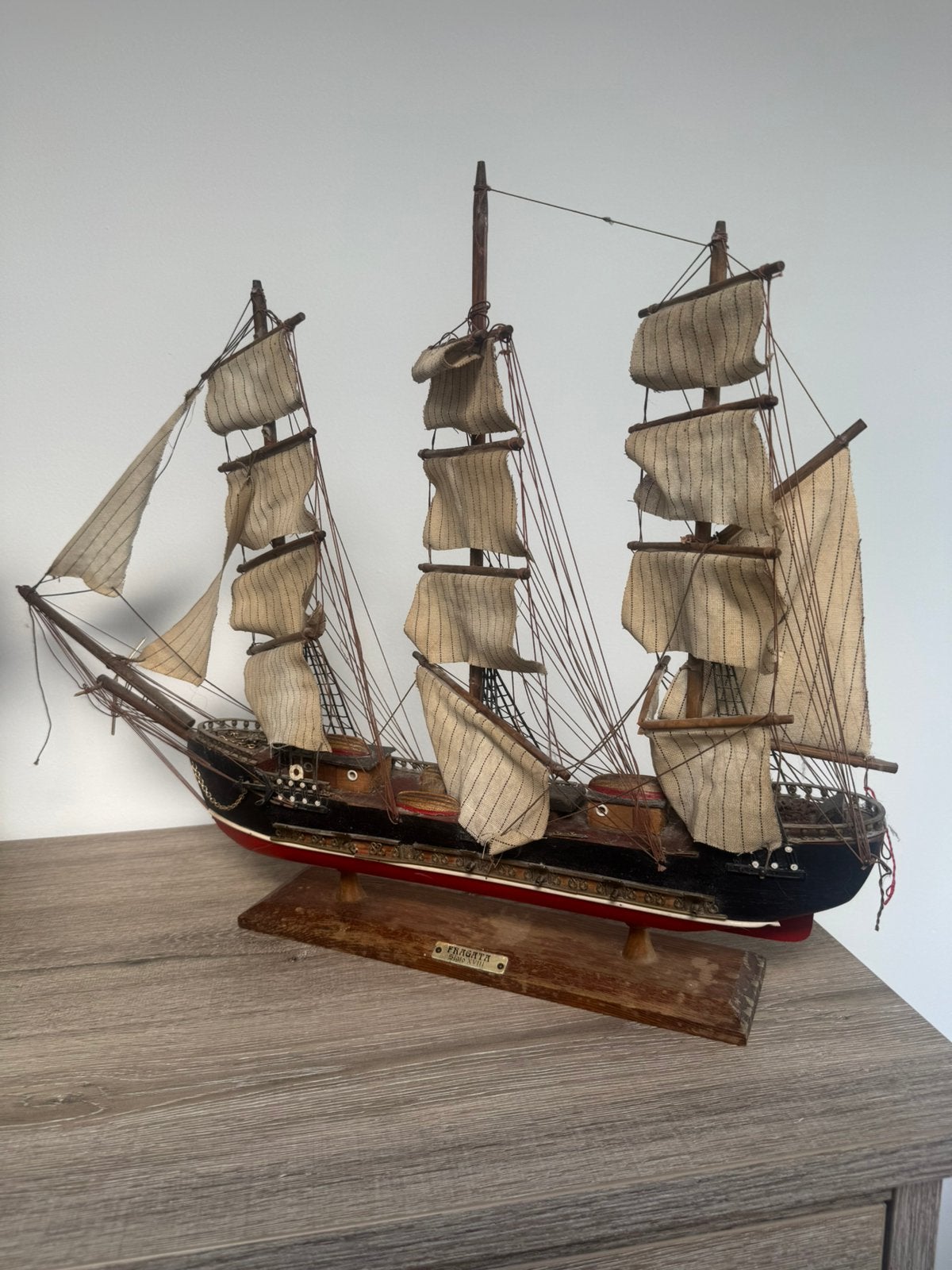 autentieke zijlboot, Antiek en Kunst, Ophalen