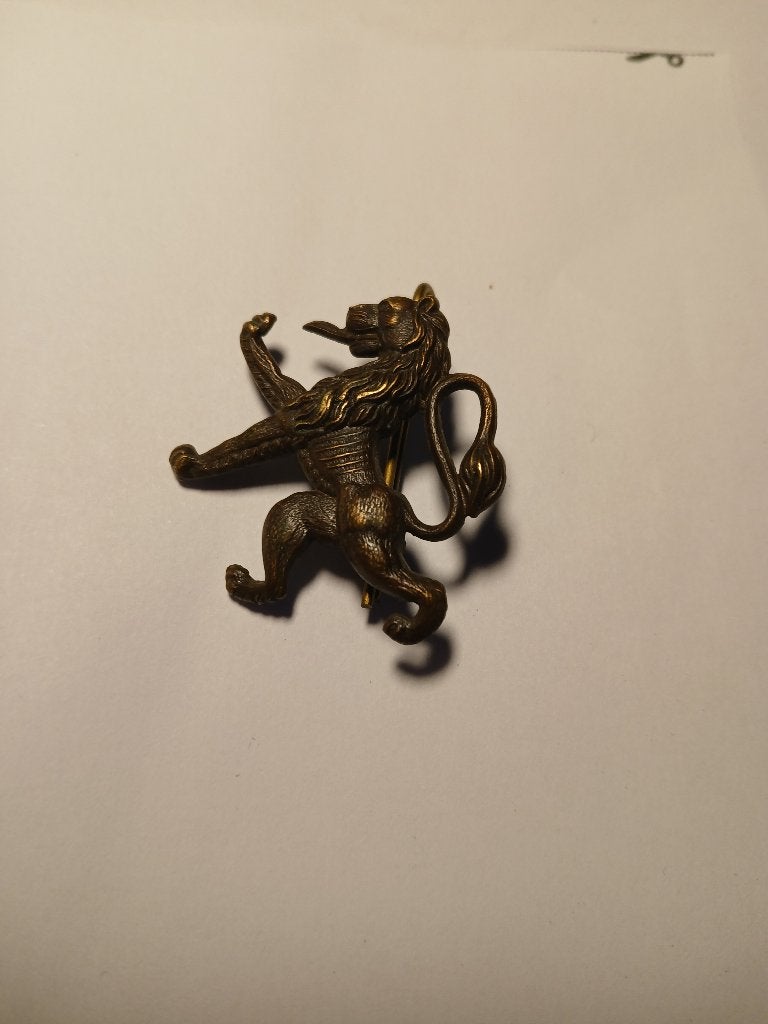 Militariat insigne Bde PIRON, Verzamelen, Ophalen of Verzenden, Landmacht, Embleem of Badge