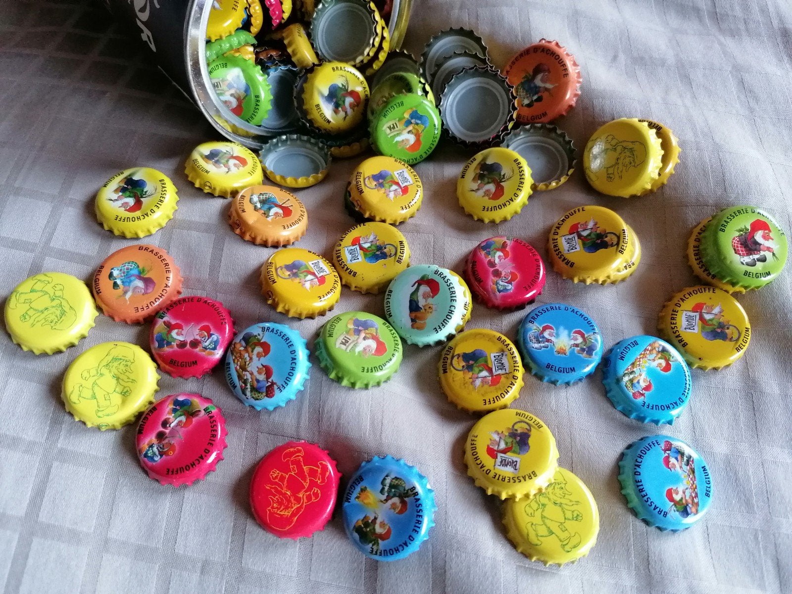 La Chouffe kroonkurken+vatenkrans., Verzamelen, Ophalen of Verzenden