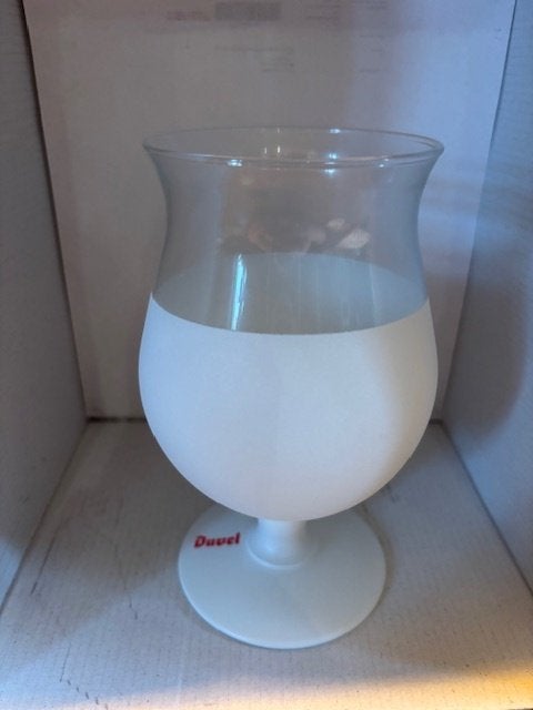 Duvel theelichthouder te koop, Verzamelen, Ophalen of Verzenden, Nieuw, Glas of Glazen, Duvel