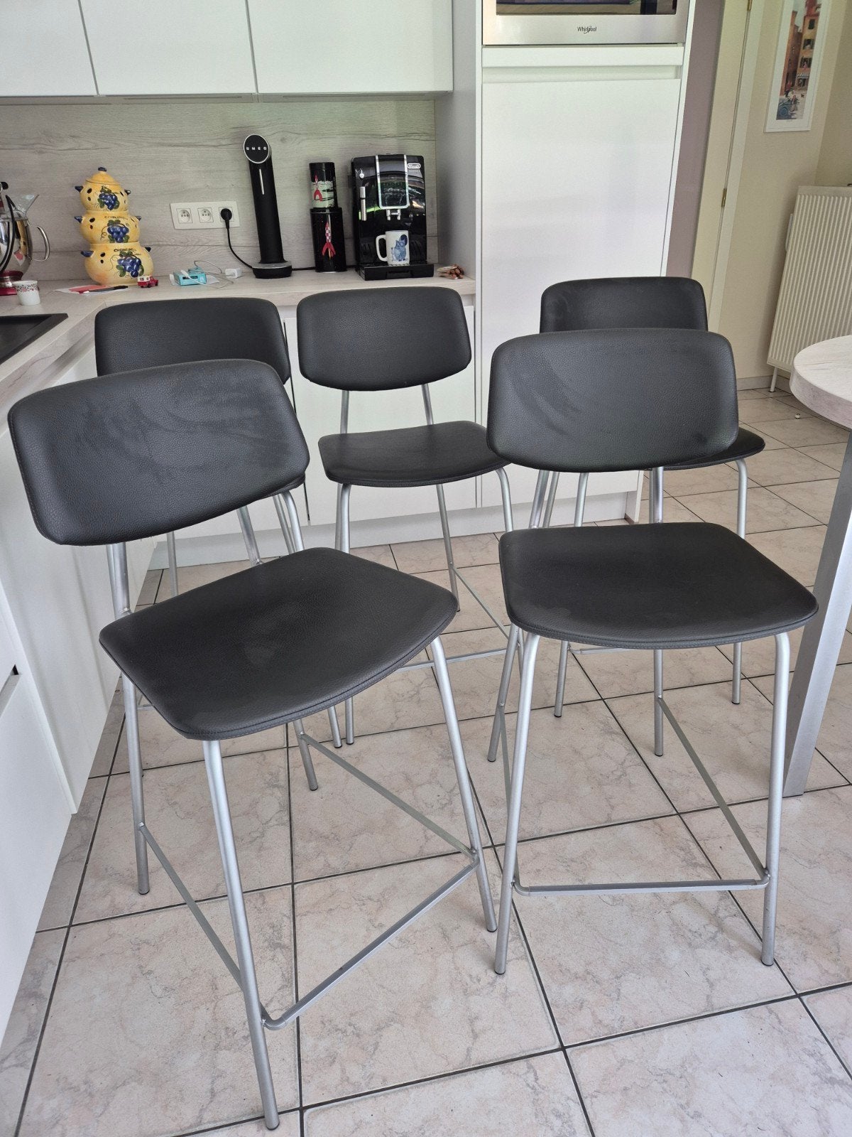 Tabourets de bar, Maison & Meubles, Tabourets de bar, Synthétique, Enlèvement, Utilisé, 60 à 90 cm