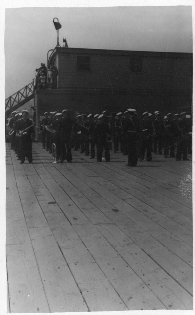photo orig. - Chapelle musicale de l'US Navy - SGM, Collections, Envoi, Marine, Photo ou Poster