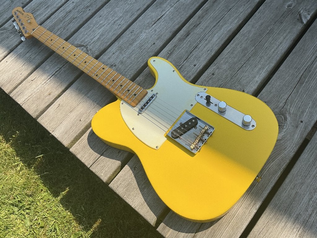 Telecaster partcaster, Musique & Instruments, Instruments à corde | Guitares | Électriques, Enlèvement ou Envoi, Comme neuf, Solid body