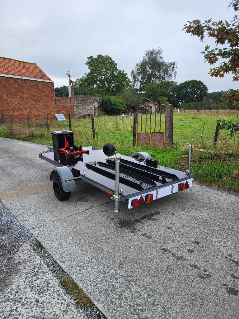 Motor / Quad aanhangwagen., Ophalen, Gebruikt